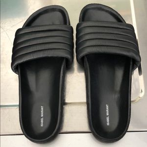 Isabel Marant Leather slides